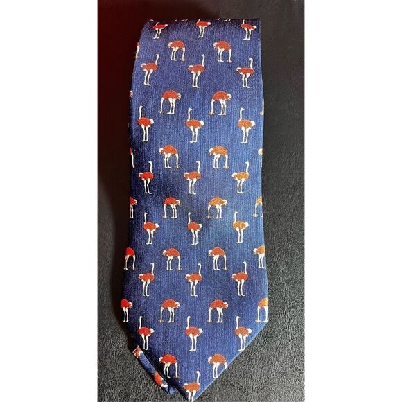 Hermes silk neck tie - Picture 1 of 10